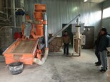 Демонстрация работы гибкого шнека (спирального конвейера) «ВК-ГШ-50»